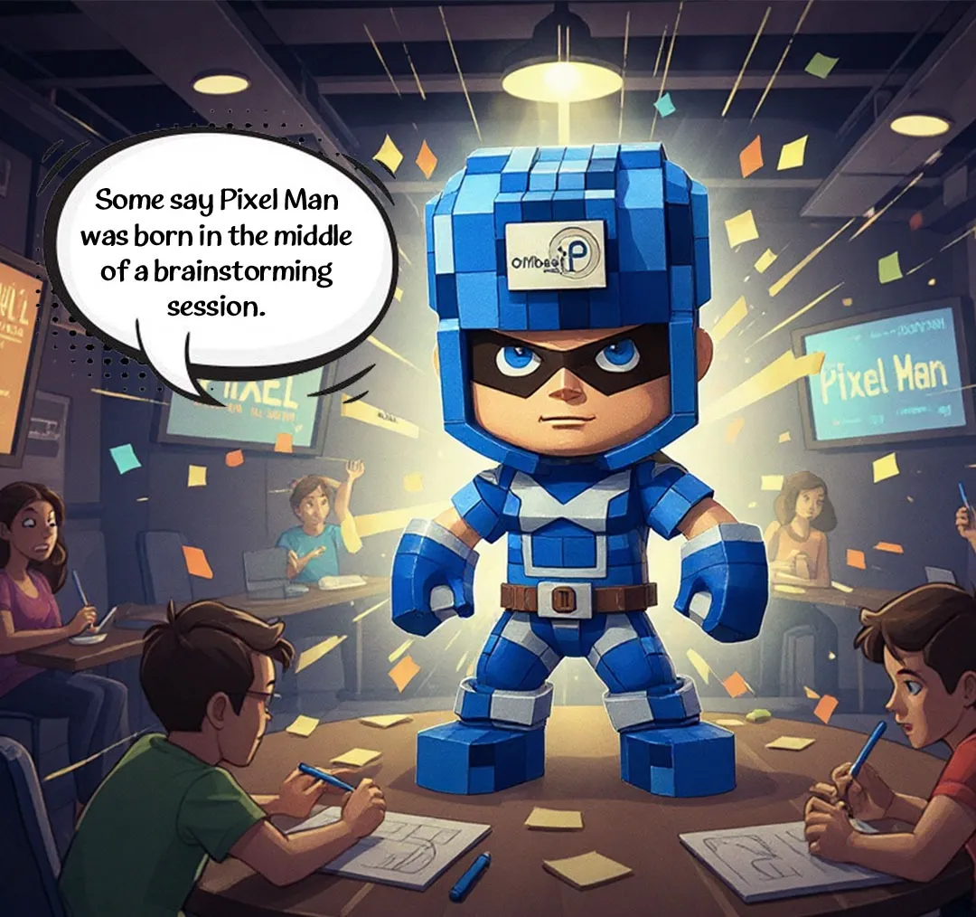 Brand mascot illustration