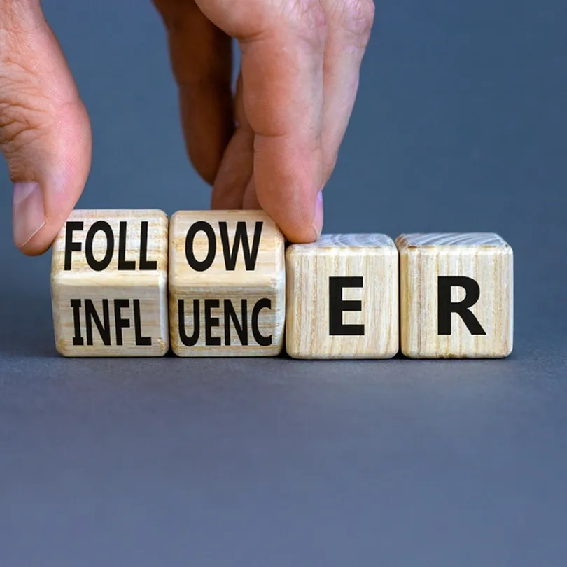 Illustration for Influencer management services fostering real partnerships and communication