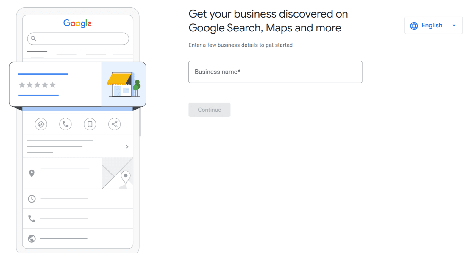 Sign in to the Google Account